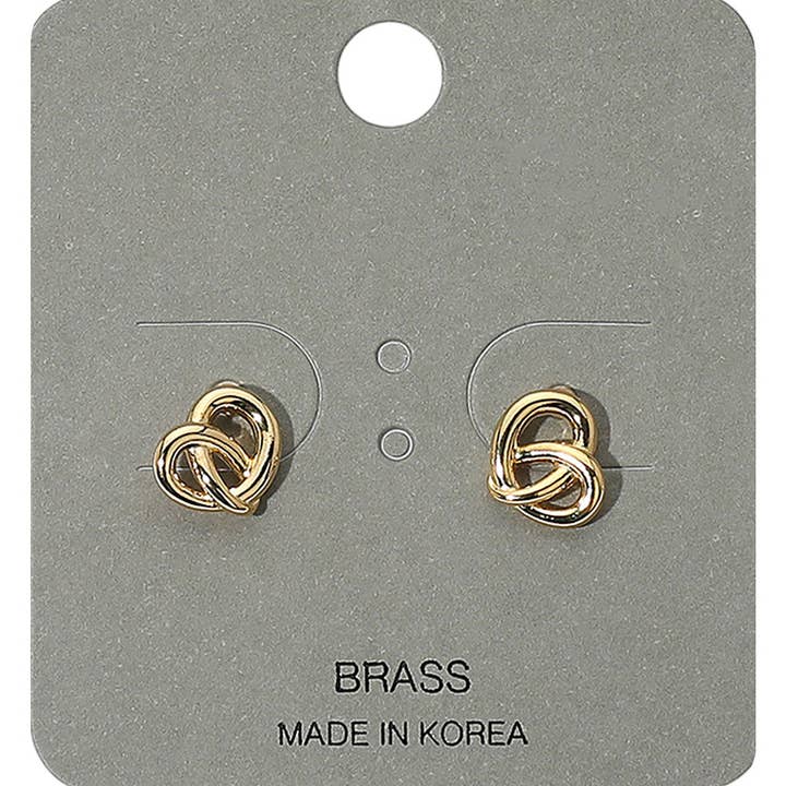 Mini metallörhängen i form av kringlor för wholesale av Sensibling Corp.