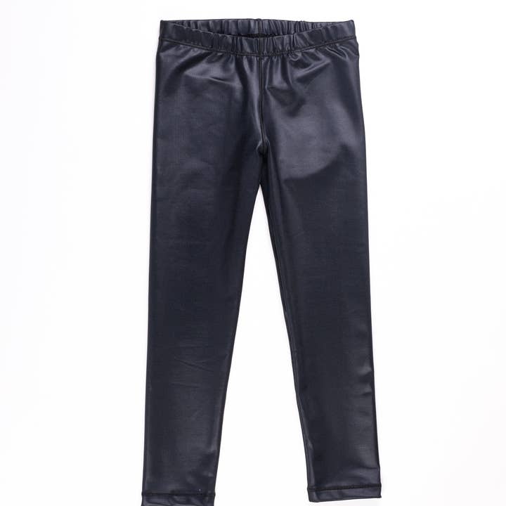 Faux Läder Shine Leggings för wholesale av Love Trendz Girls