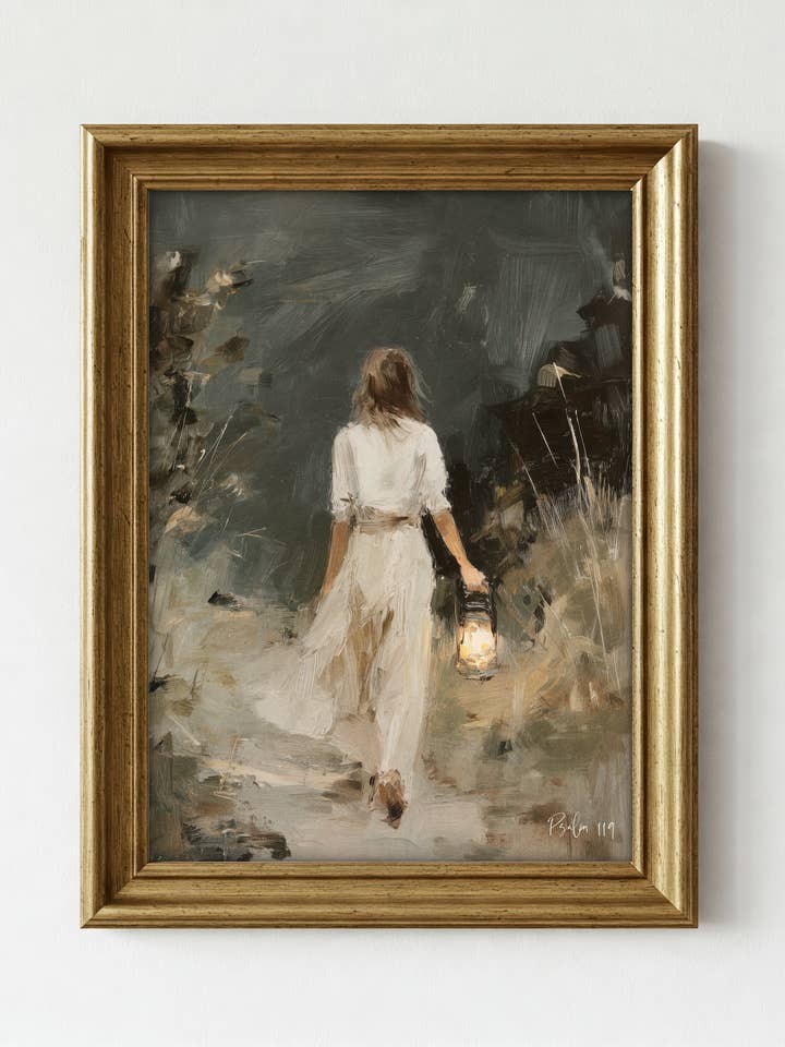 Lamp Unto My Feet- print for wholesale by Great Thou Art