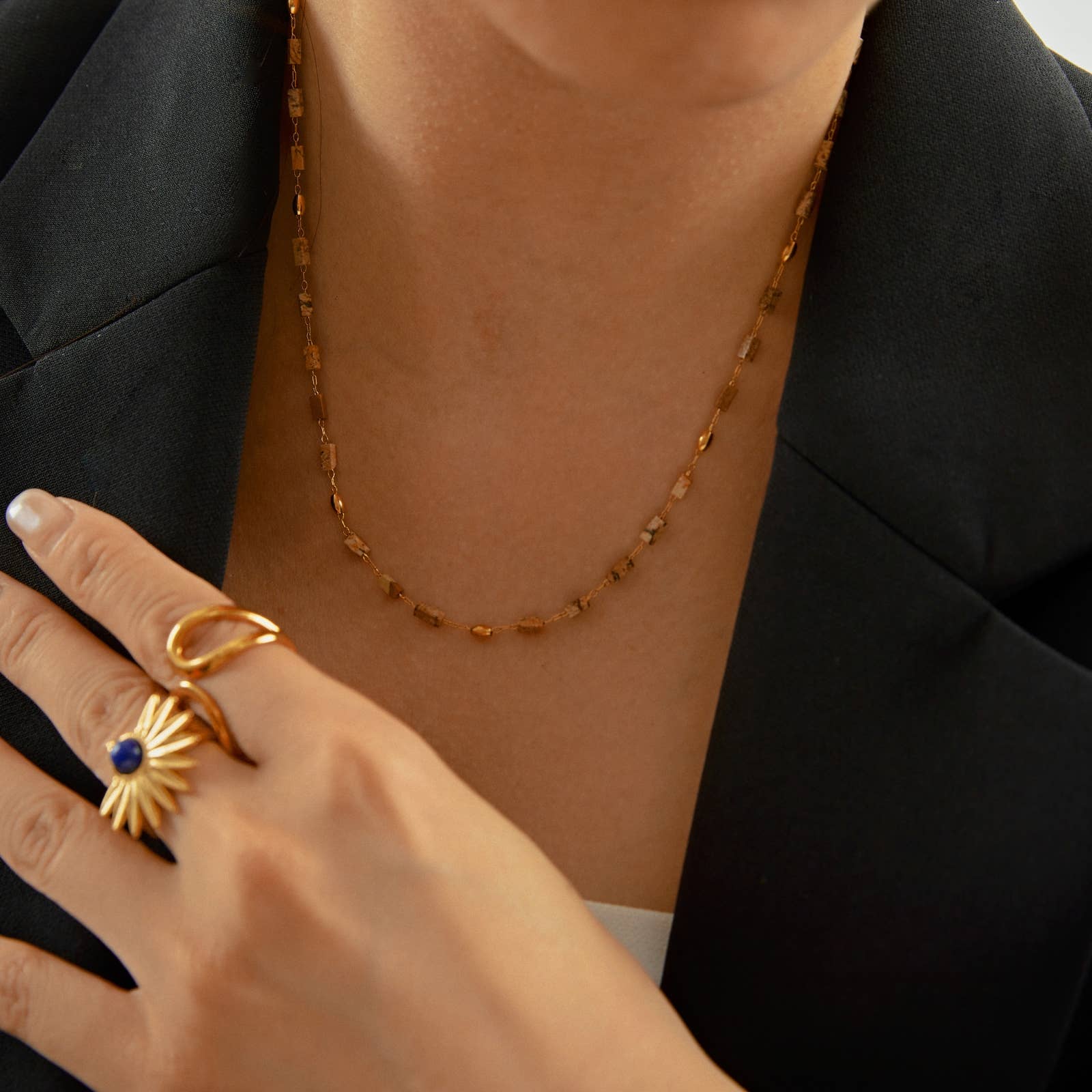 Lovelika - Wholesale Link & Chain Necklace - Stone Necklace - Serenna3