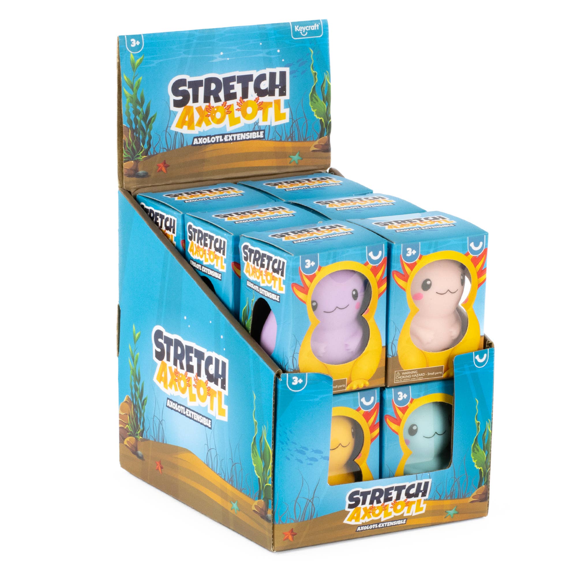 Keycraft - Wholesale Figurine Toy - Kids - Stretch Axolotl Sensory Toy6