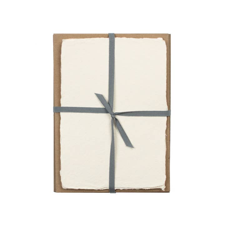 Cream Handmade Paper Pack for wholesale by Oblation Papers & Press