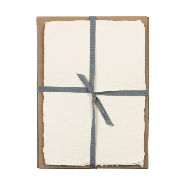 Cream Handmade Paper Pack for wholesale by Oblation Papers & Press