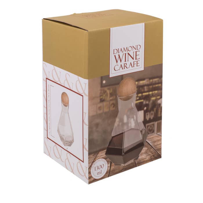 Out of the blue KG - Vente Carafe - Carafe à vin diamantée, env. 1300 ml2