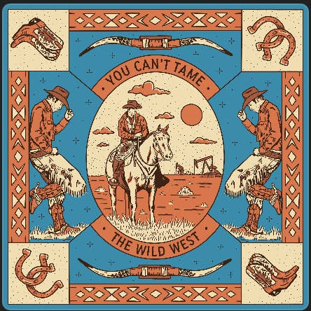 "Far West" pour la vente par BANDITS Bandanas