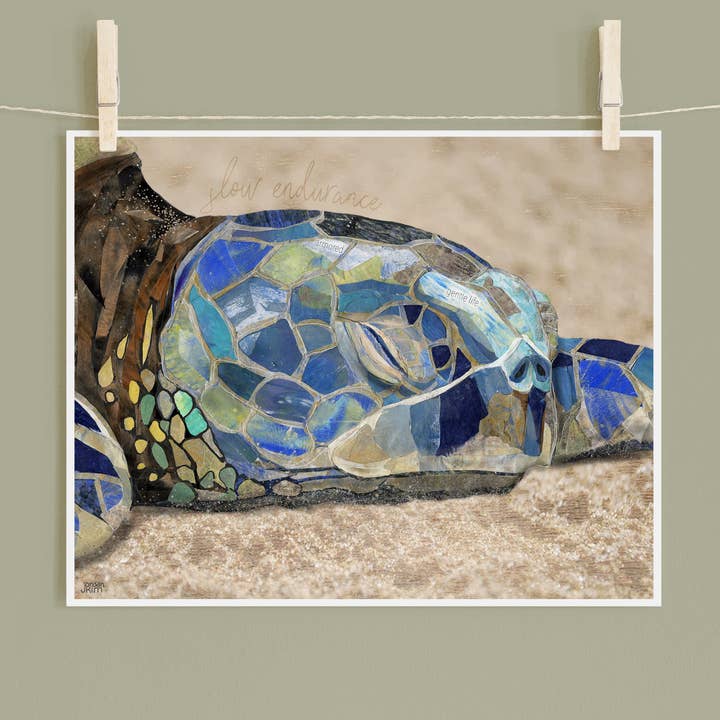 Sea Turtle - print for wholesale by Found & Rewound
