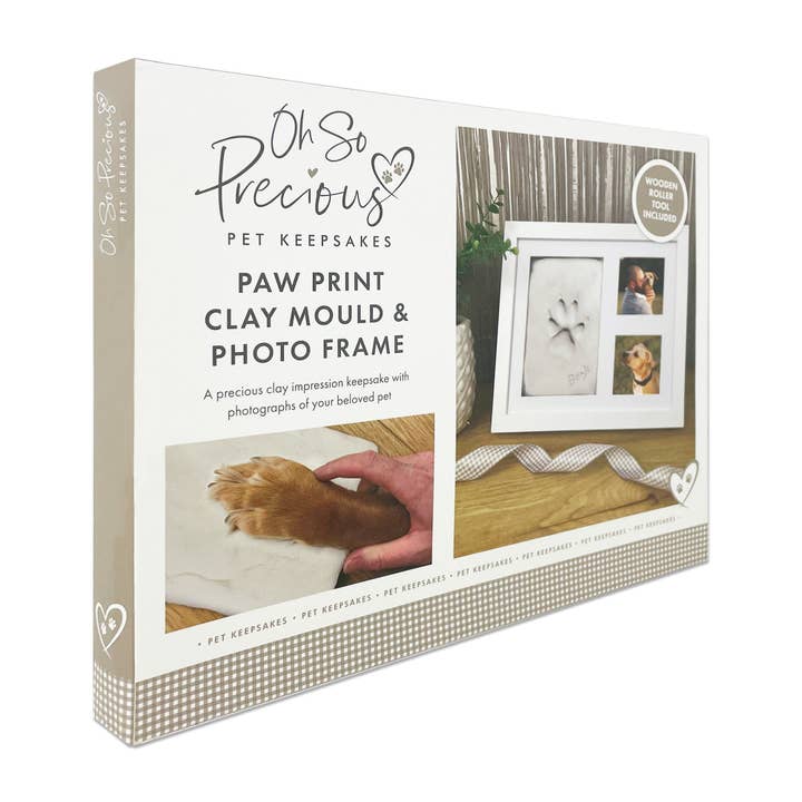 The Lovely Gift Group - Wholesale Picture Frame - Paw Print Clay Mould & Photo Frame Kit