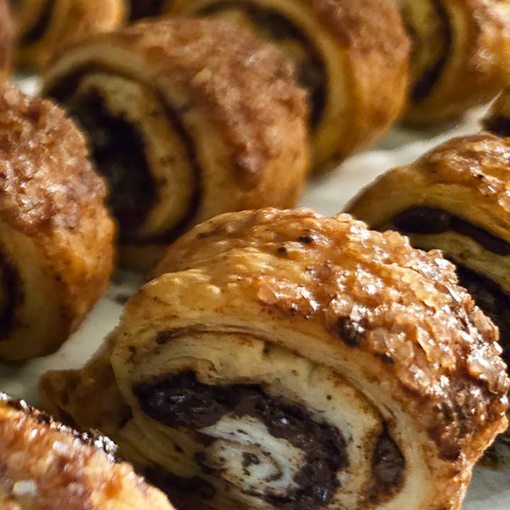 Chocolate Rugelach for wholesale by Crumble+Melt delivered
