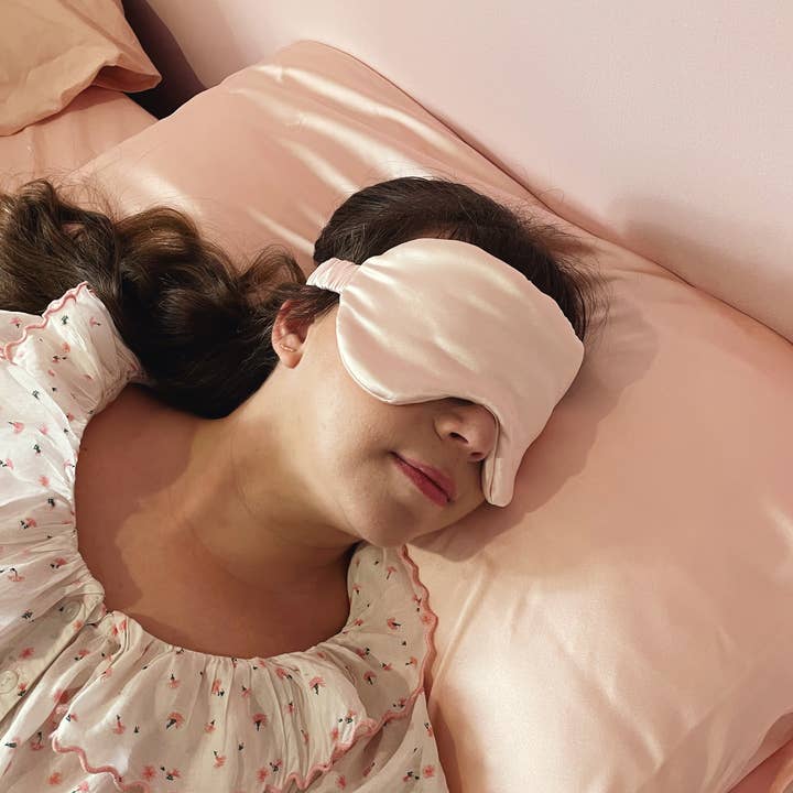 Máscara de Olhos Eliza em Seda de Amoreira - Costurada no Reino Unido por atacado de Mille Saisons