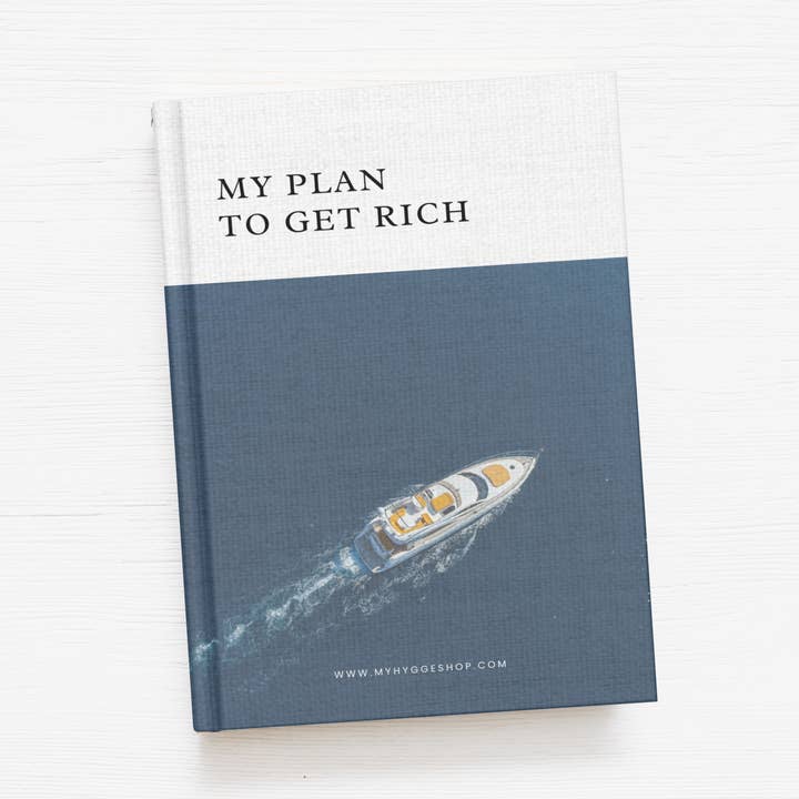 My Plan To Get Rich Notebook for wholesale by My Hygge Shop