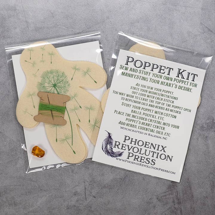 Phoenix Revolution Press - Wholesale DIY Craft Kit - Poppet Kit - Wish Poppet Spell Kit