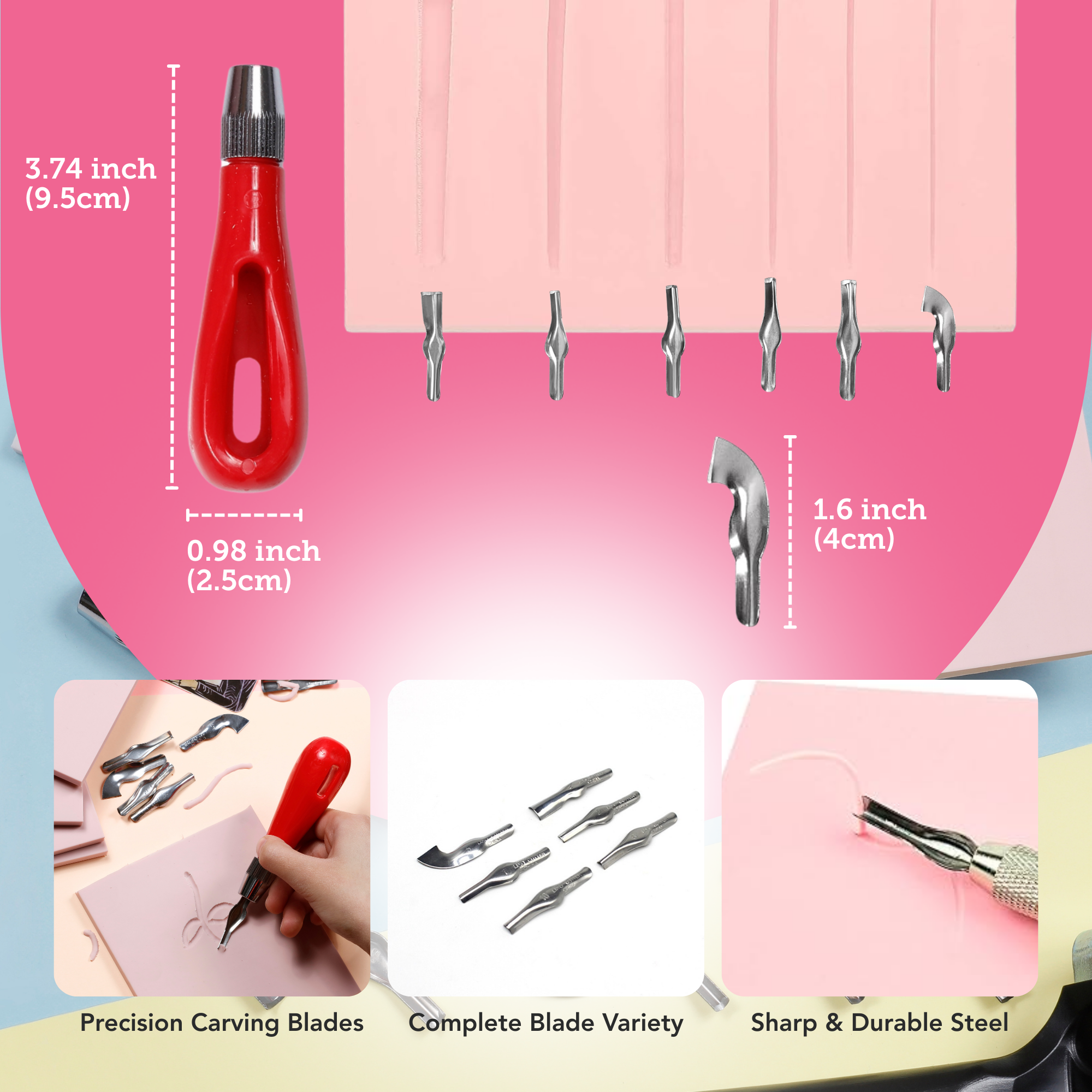 Incraftables - Wholesale DIY Craft Kit - Kids - Incraftables Linocut Block Printing Kit3