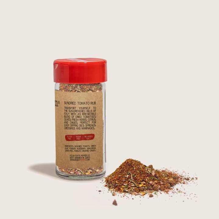 Ocean State Pepper Co. - Wholesale Dried Spice Mix - Tuscan Sunset - Sundried Tomato and Herb Blend