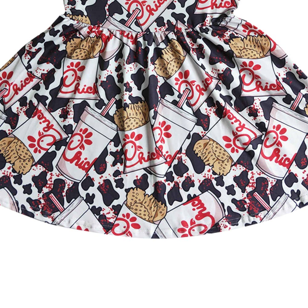 Aier Wholesale - Wholesale Dress - Kids - Baby girls chick knee length dresses5