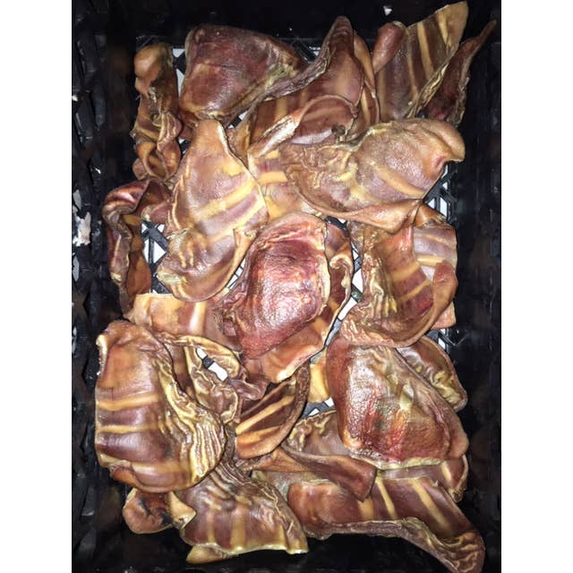 Scoochie Pet Products - Wholesale Pet Treats - Dog - 100 Pack Irradiated Pig Ears Bulk In A Box1