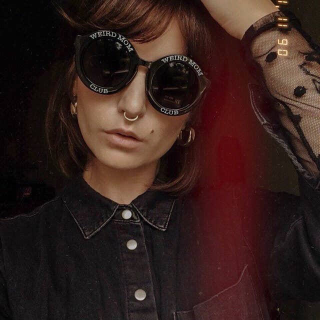 Drawings by Nicole - Wholesale Sunglasses - Women's - Weird Mom Club Sunglasses, PC eyeglass frame with 400 UV lens