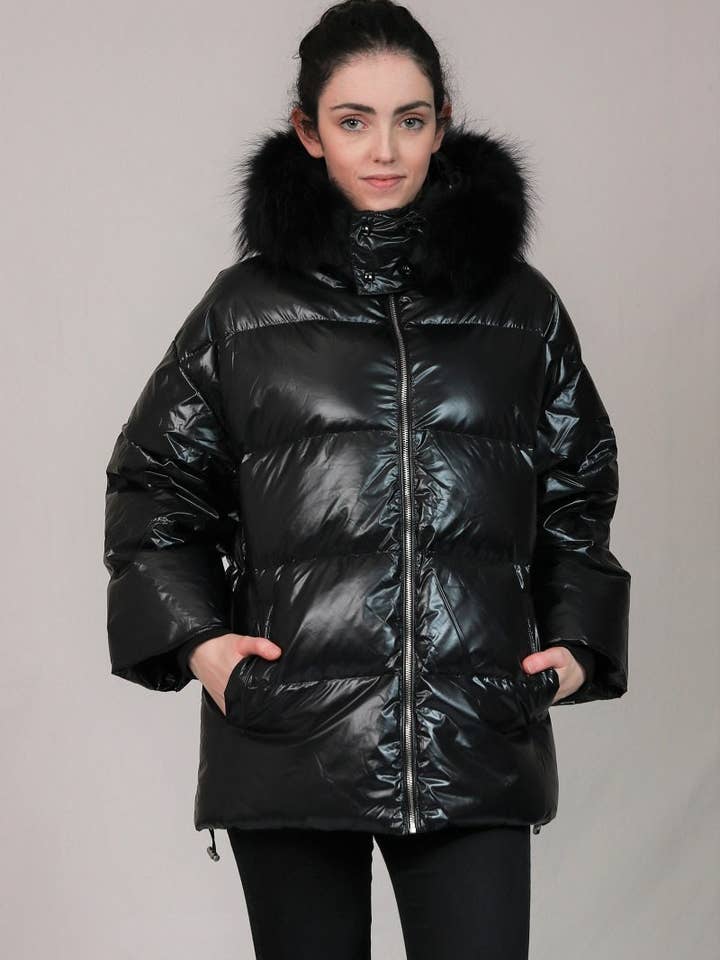 ALS Australia - Wholesale Puffer jacket – Women’s - Down Jacket with Raccoon Fur Collar Hood3