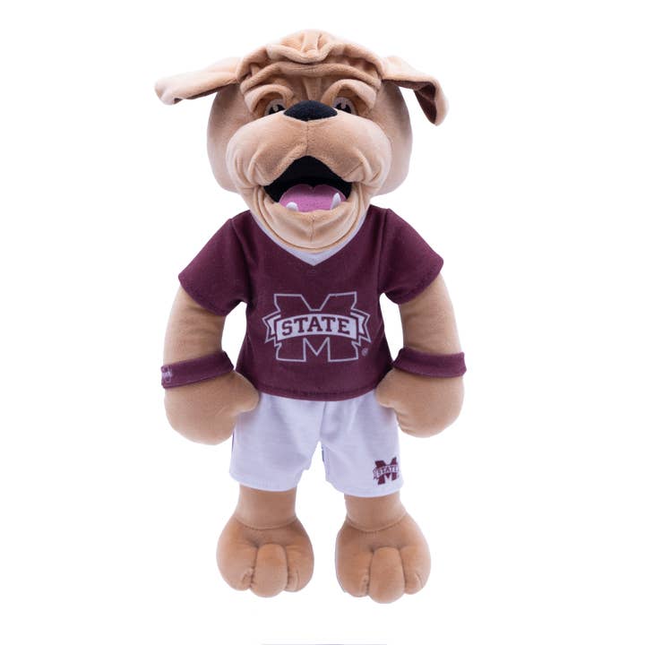 Mississippi State University Bulldog 14" Stuffed Plush for wholesale by OrangeOnions