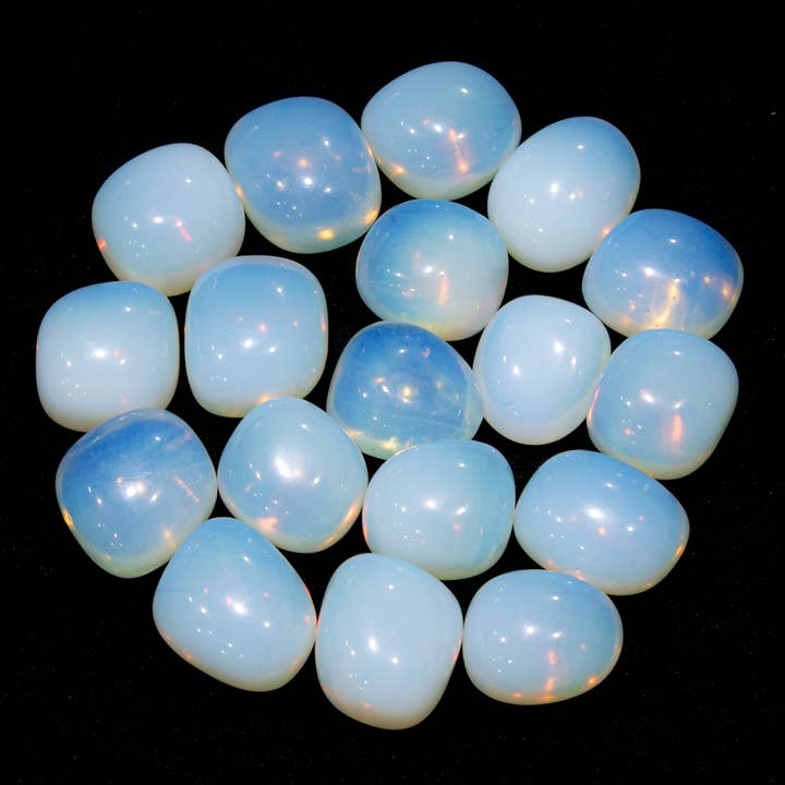 Quasar Gems USA - Wholesale Spiritual Stone/Crystal - Opalite Tumbled 30-45mm 1KG