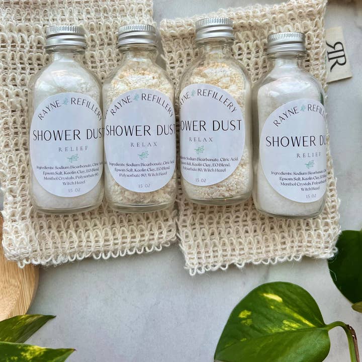 Rayne Refillery - Wholesale Shower Steamer/Bomb - Aromatherapy Shower Dust - Essential Oil Blend0