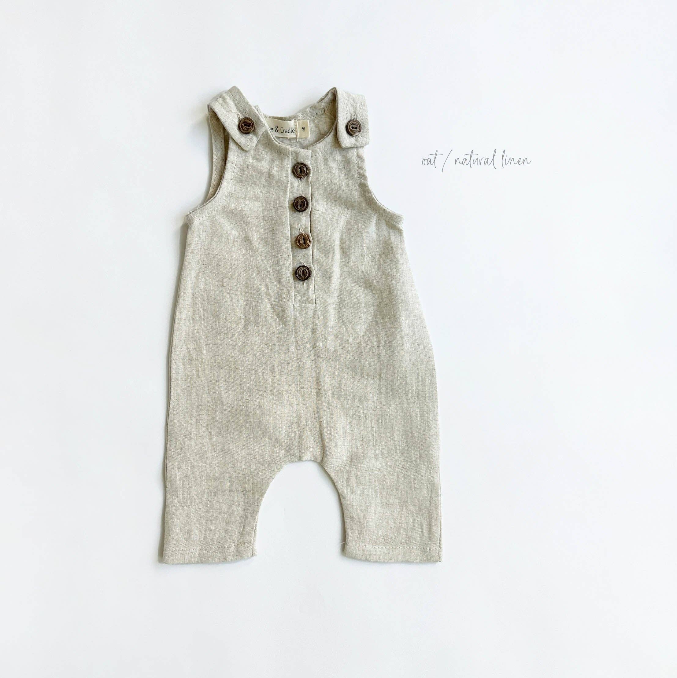 OLIVE & CRADLE - Wholesale Jumpsuit - Baby - Pierre II Linen Jumper9