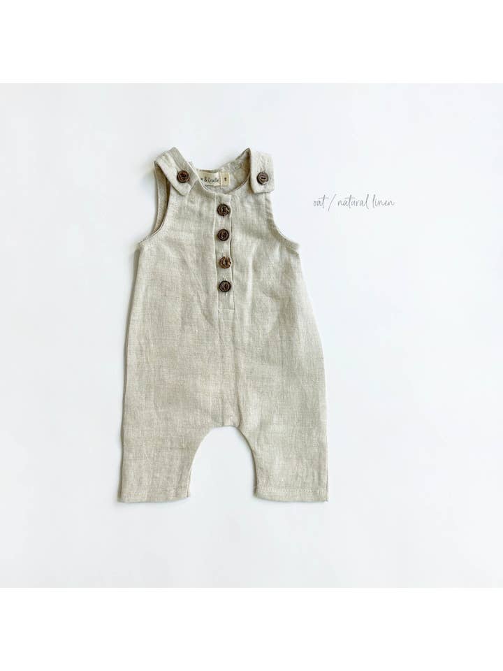 OLIVE & CRADLE - Wholesale Jumpsuit - Baby - Pierre II Linen Jumper9
