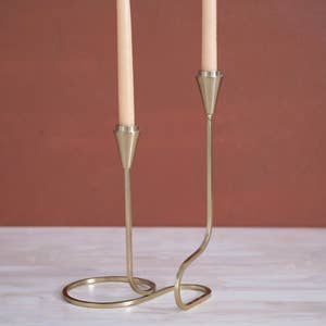 Short Wood Taper Candle Holder Set Minimalist Modern Candlestick Shabbat -   Canada