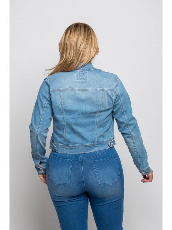Curve Market - Wholesale Denim Jacket - Women's - PLUS SIZE DENIM JACKET7