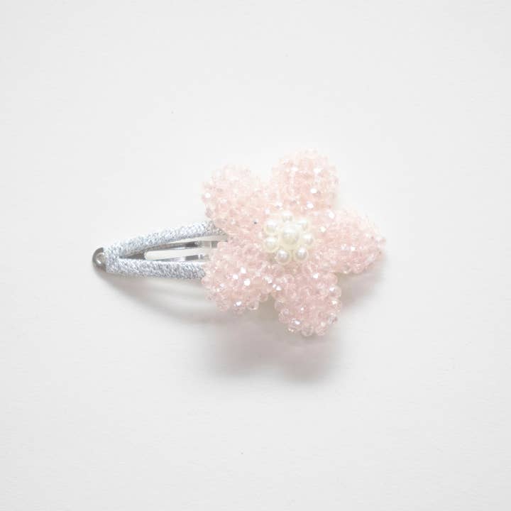 Yuko B - Wholesale Hair Clip - Kids - Rose Hair Clip - Paris Collection