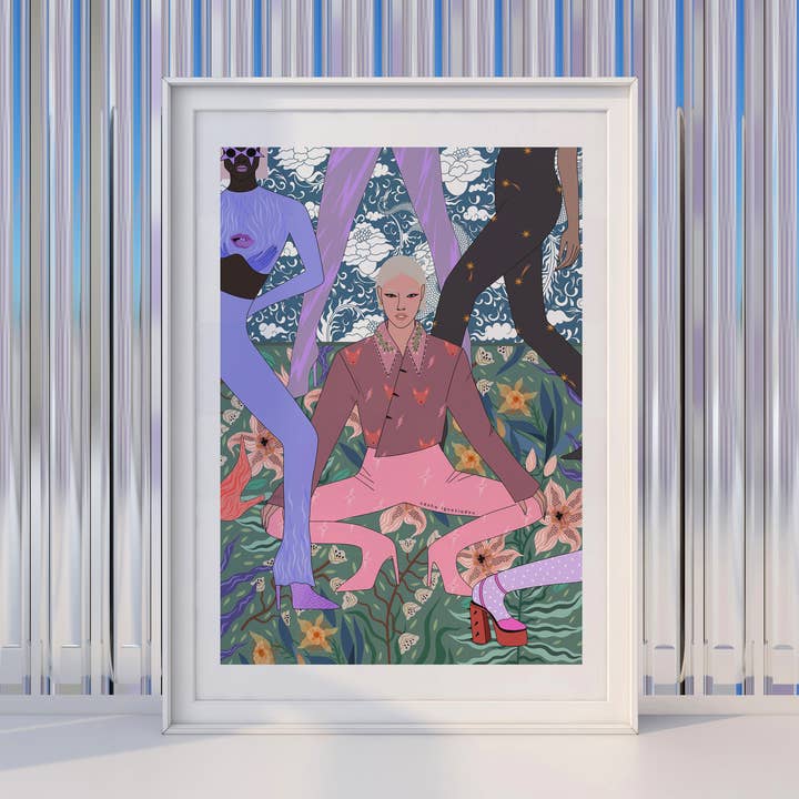 Vintage Flashback Giclee Kunsttryk for engroshandel hos Sasha Ignatiadou