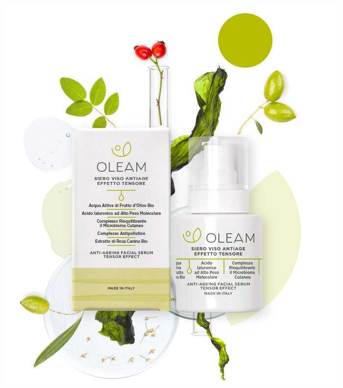 Oleam – Engroshandel Ansigtsserum – Anti-aging stramningseffekt ansigtsserum Fremstillet i Italien