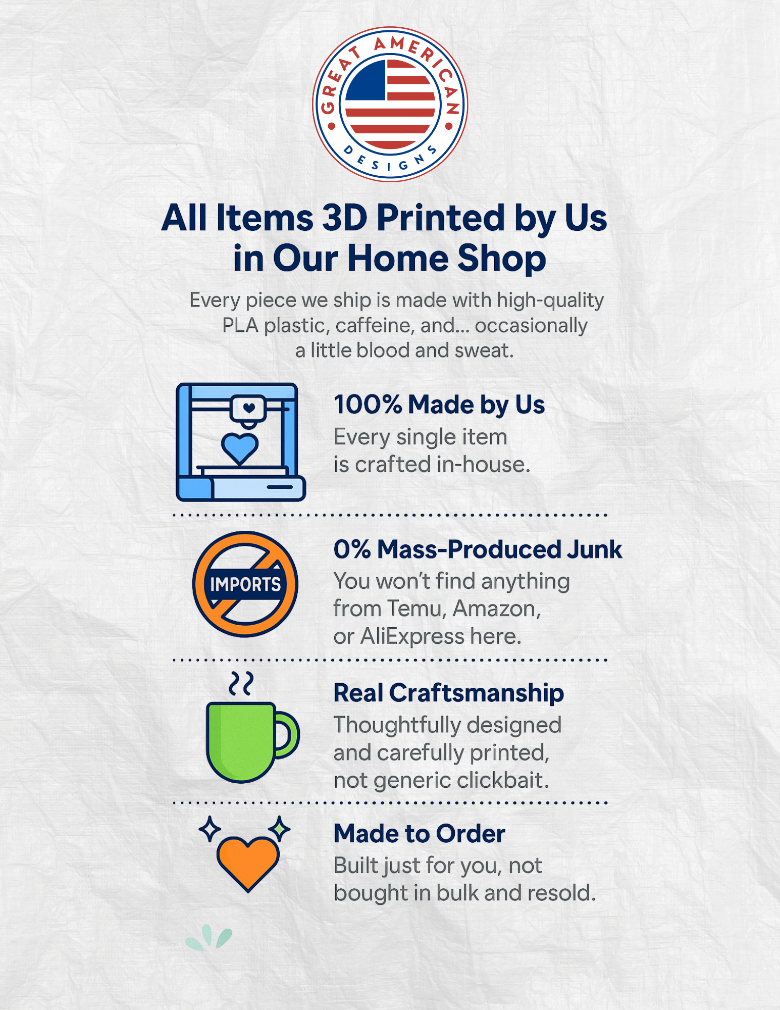 Great American Designs – Engroshandel Fidget - Børn – Mini Kæledyrsten Blind Box Samlerobjekt 3D-printet Legetøj8