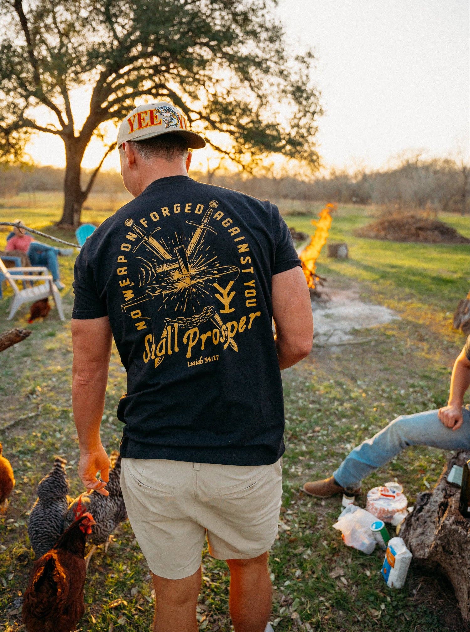 Yee Yee - Wholesale Screen Printed T-Shirt - Men's - No Weapons Forged Tee2