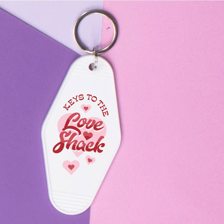 Porte-clés Keys to the Love Shack Motel pour la vente par femfetti
