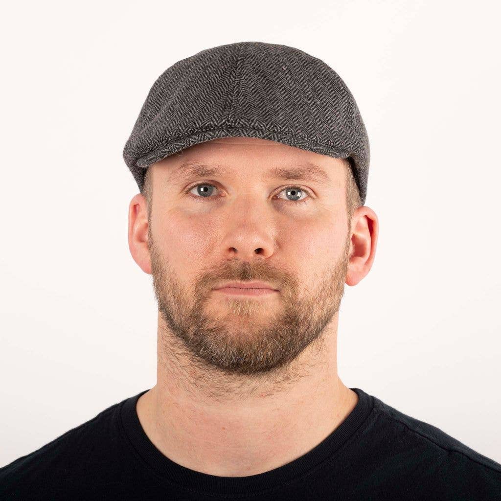 Eurostick – Engroshandel Flat cap - Herre – Sildeben Tweed Panel Flad Cap15