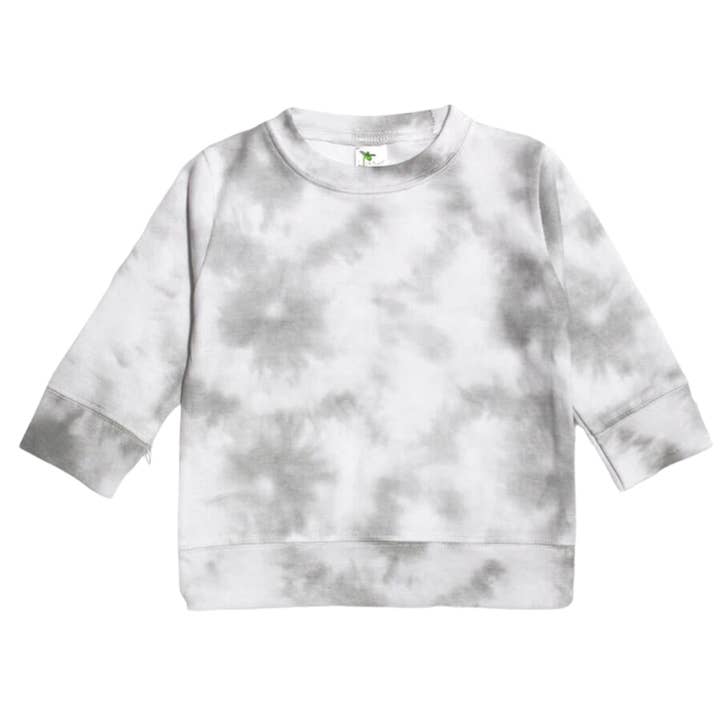 T-shirt à manches longues pour tout-petits, look tie-dye, taille ouverte. pour la vente par Laughing Giraffe
