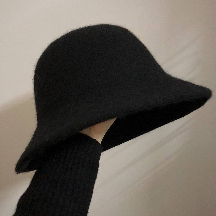 Style Rack - Wholesale Bucket hat – Women's - Autumn & Winter Vintage Wool Bucket Hat2