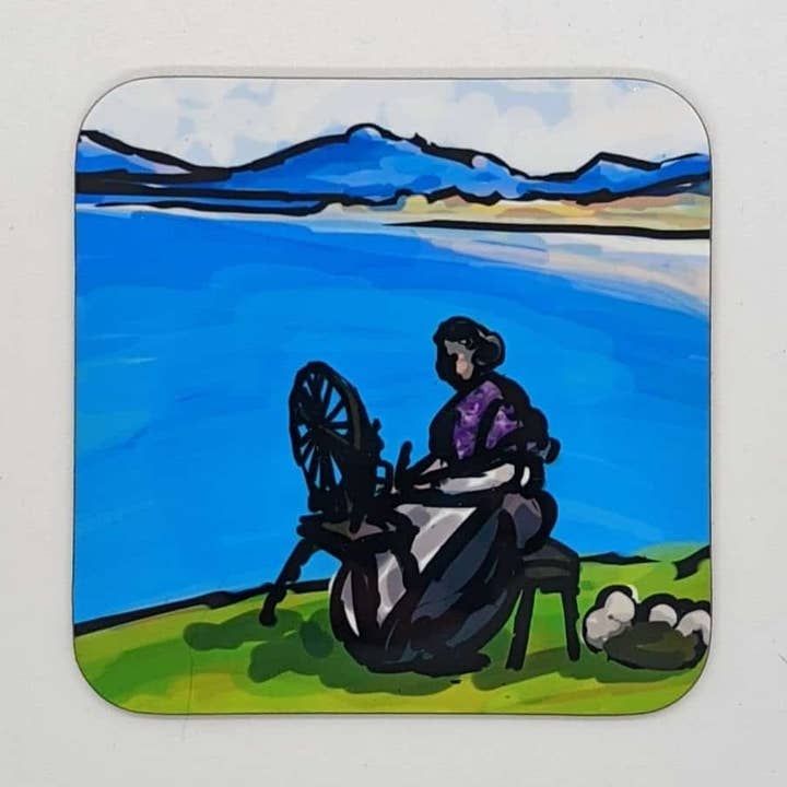 Hearach Coaster for wholesale by Tiree Tea