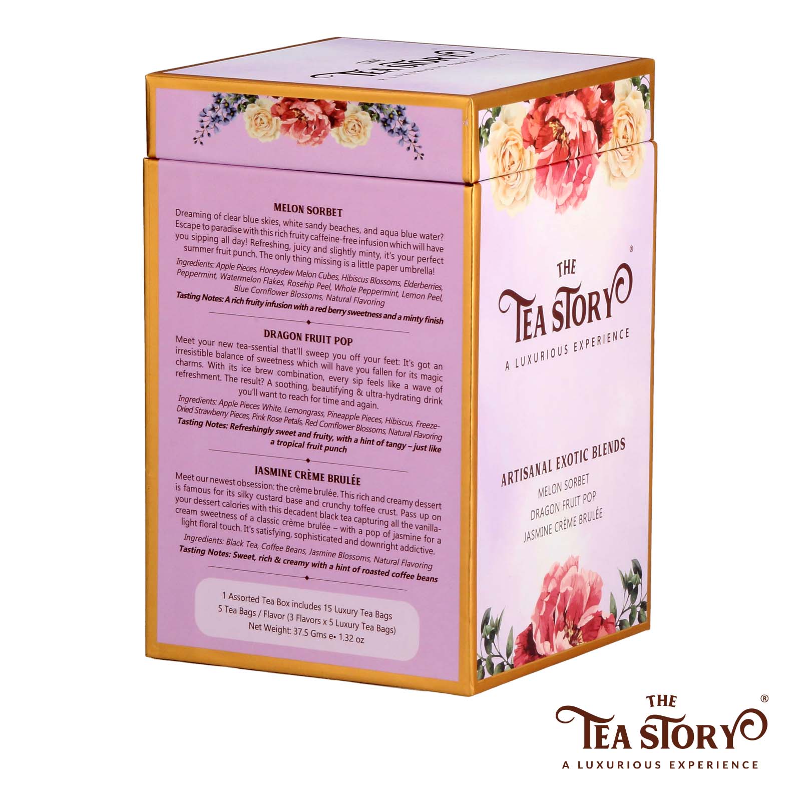 The Tea Story - Wholesale Tea Bags - Exotic Blends Assorted Tea Box1