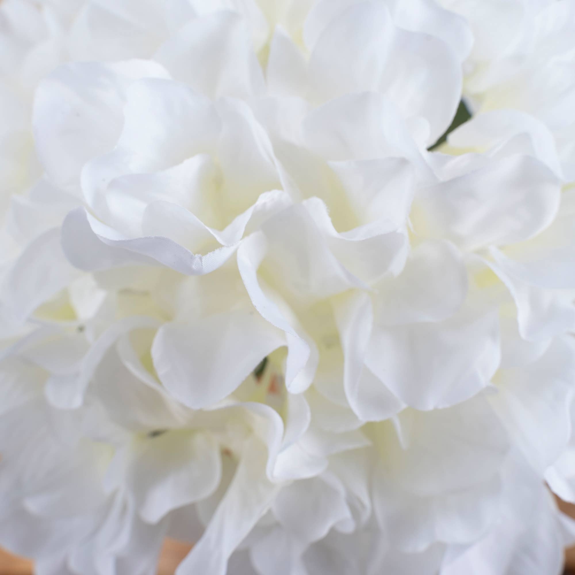 Portofino International Trading, USA - Wholesale Artificial Flowers - Artificial Hydrangea Stem 27" -White3