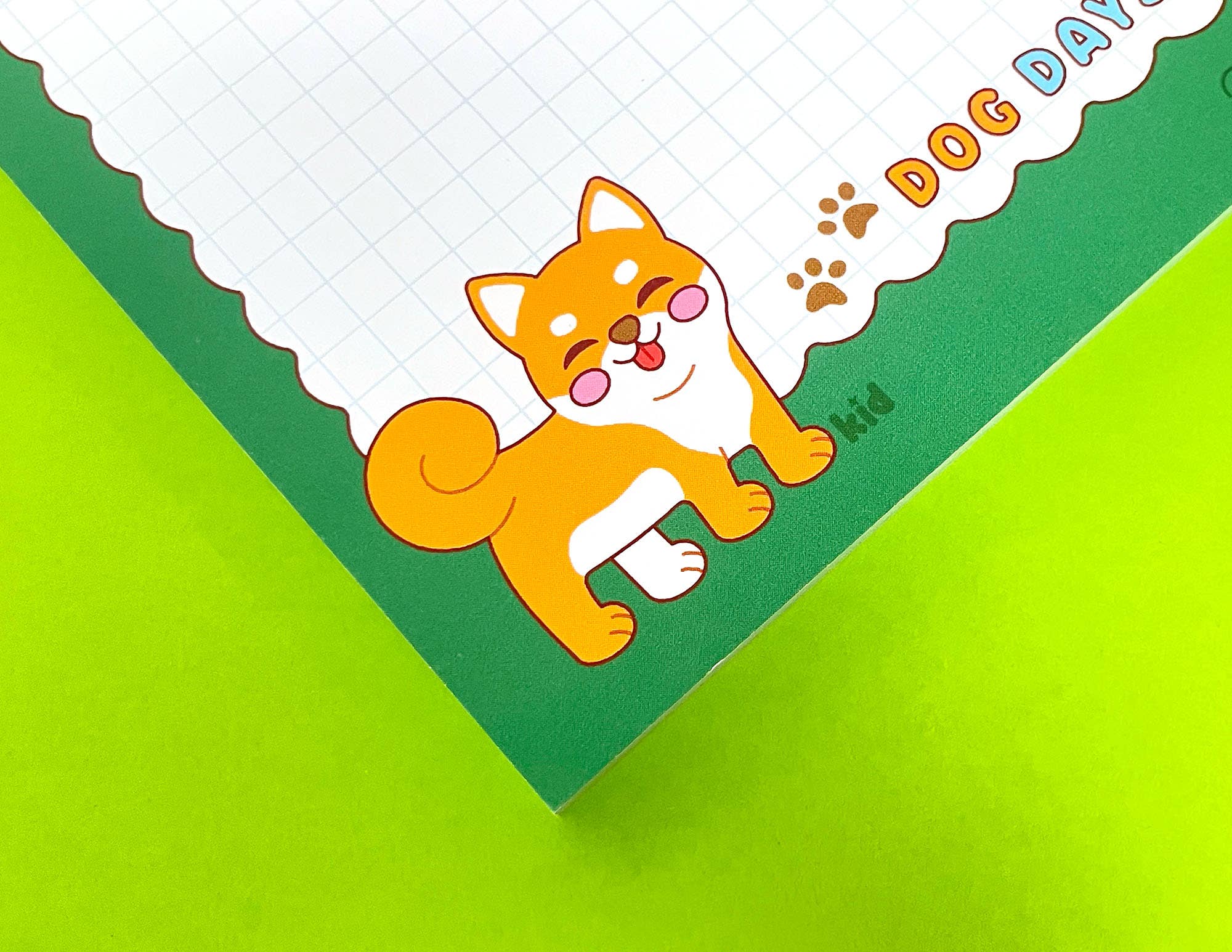 Kidnichols - Wholesale Notepad - Dog Days Notepad | Shiba Inu | Cute Summer Stationery Gift4