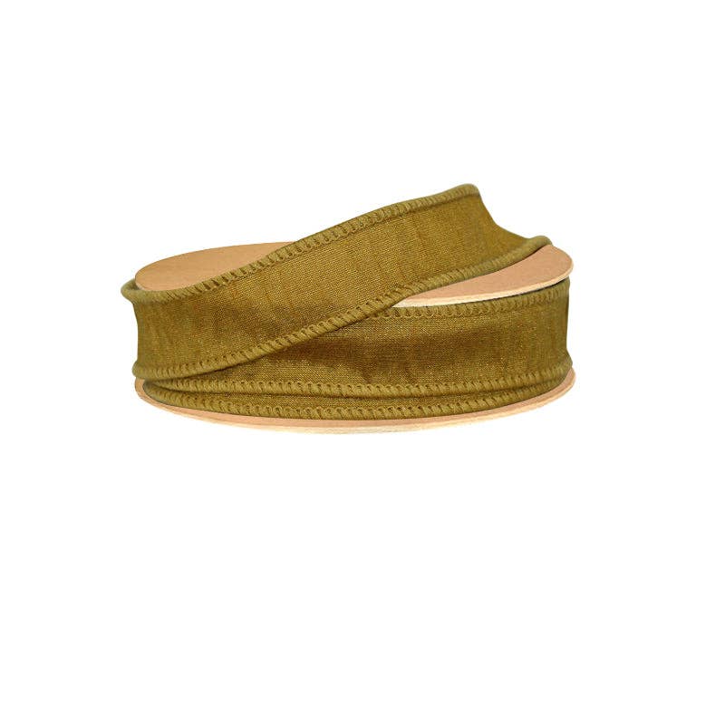 LA Ribbons Wholesale - Vente Ruban – emballage cadeau - Ruban Dupioni filaire de 1 po | 10 mètres | 22 couleurs disponibles26
