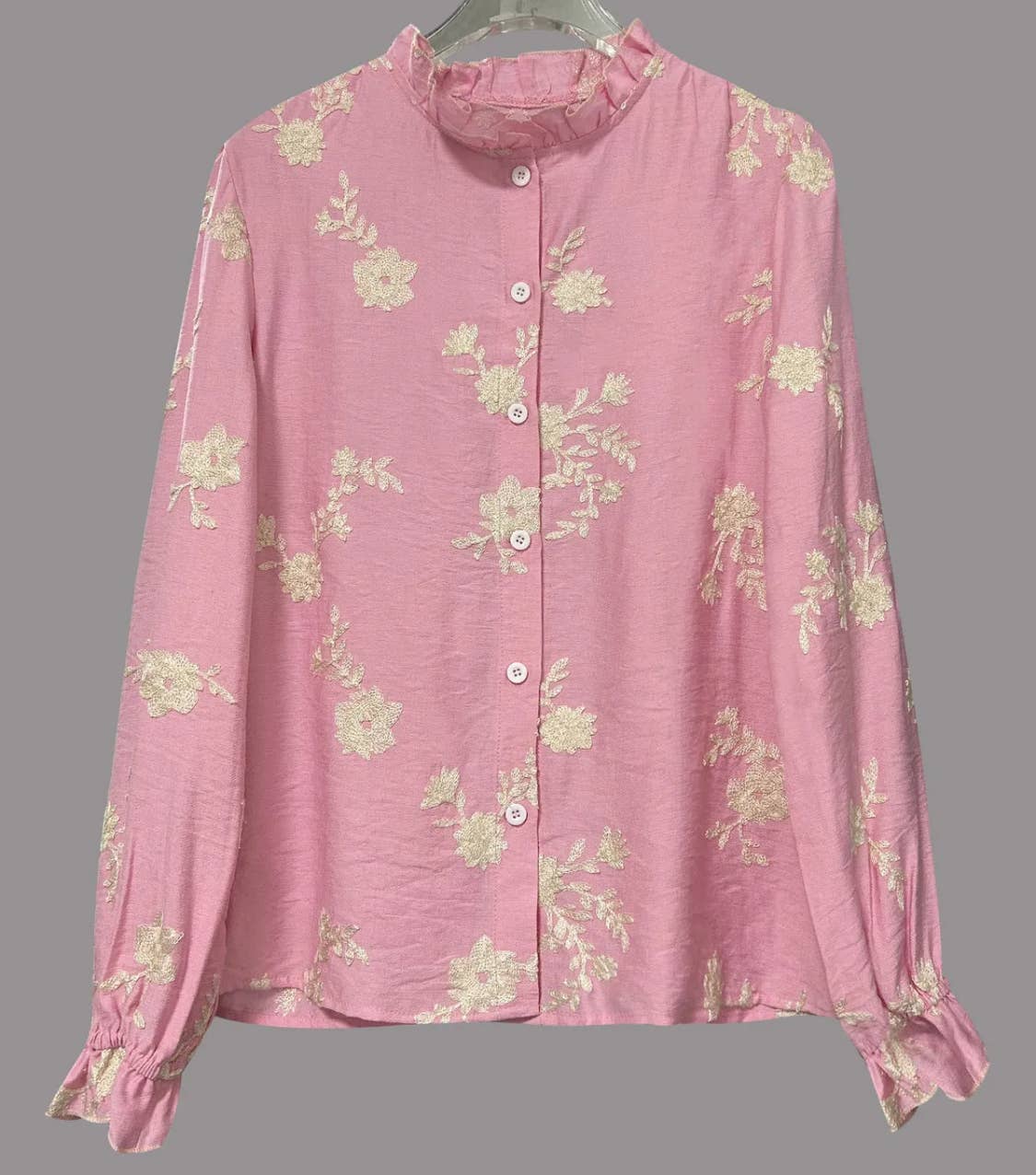 Serenity Collective - Wholesale Button Down Shirt - Women's - Floral Blouse3