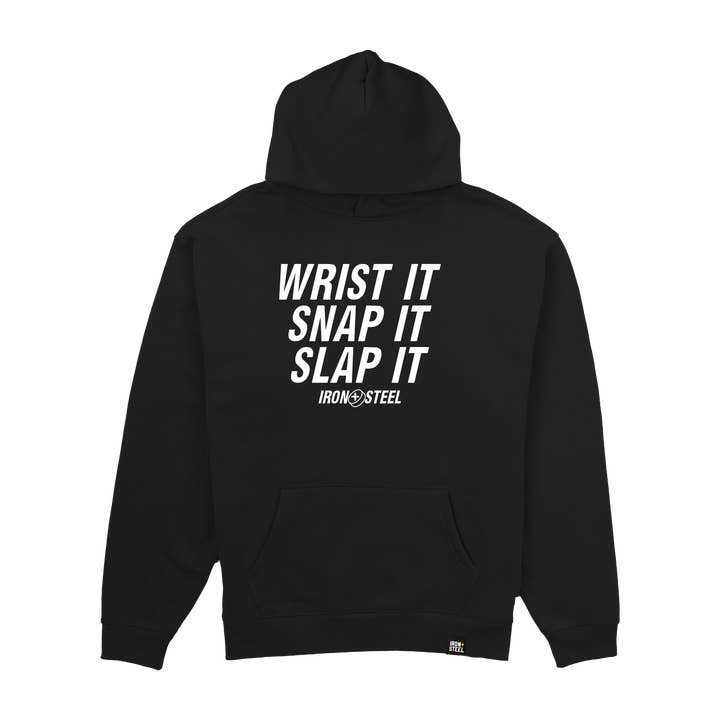 Snap It Midweight Hoodie for wholesale by Iron+Steel Hockey