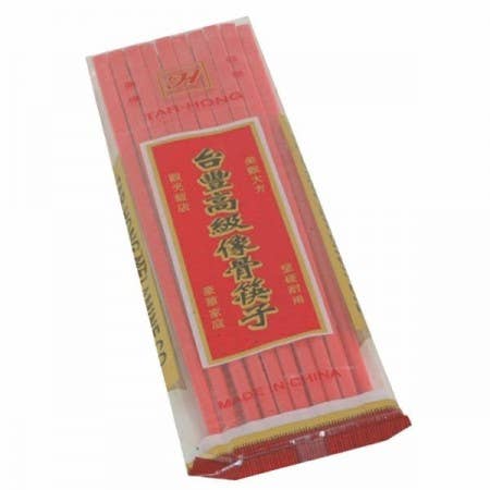 Kitchway - Wholesale Chopsticks - Red Plastic Chopsticks - Pack of 1000 Pairs