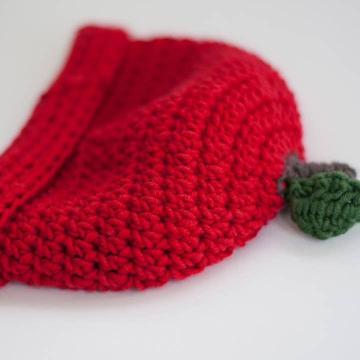 Apple Beanie for wholesale by Knitaboo
