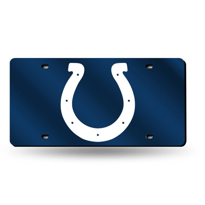 NFL Football Indianapolis Colts Blue Color Laser Cut Tag for wholesale by Rico Industries
