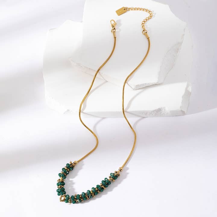 Crystal necklace - Adeline for wholesale by Lovelika