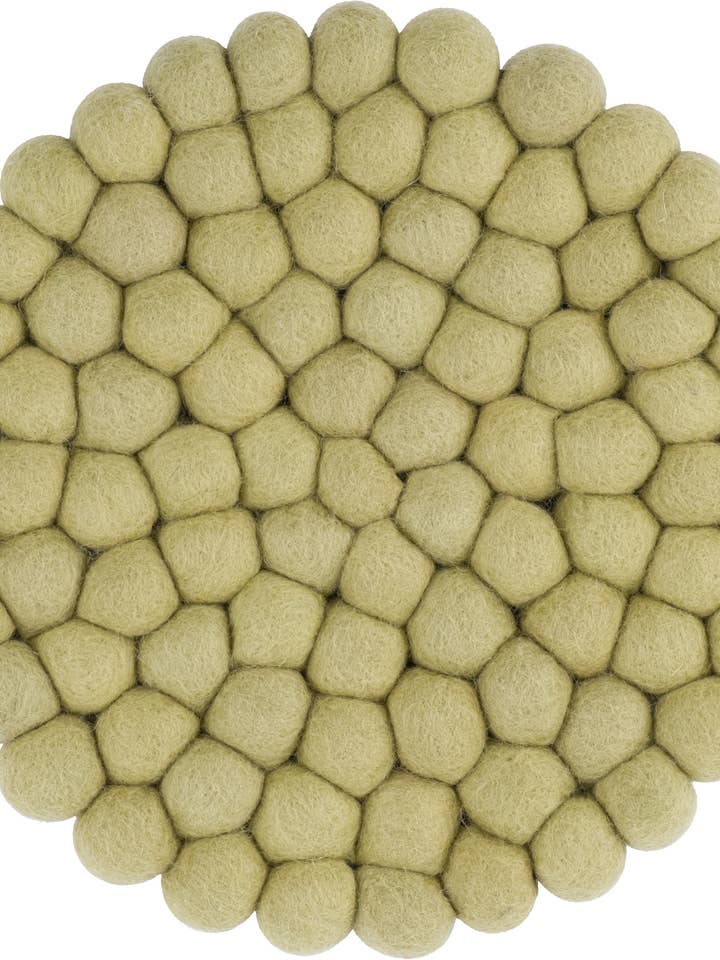 Pitt round trivet 100% wool for wholesale by myfelt