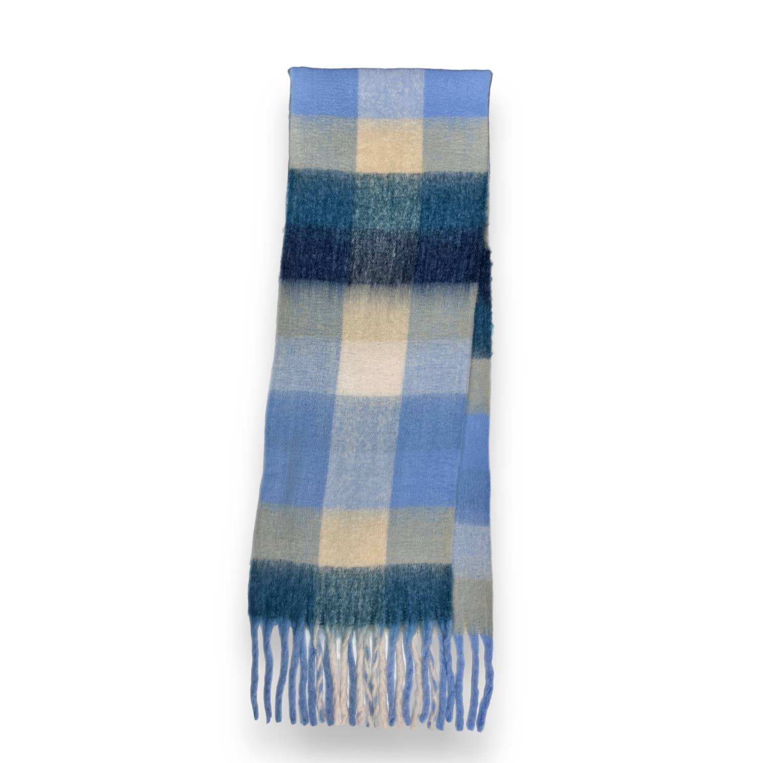 London Scarves - Vendita all'ingrosso Sciarpa - Donna - Sciarpa in morbido tessuto a quadri, 16 colori, rifinita con nappine8